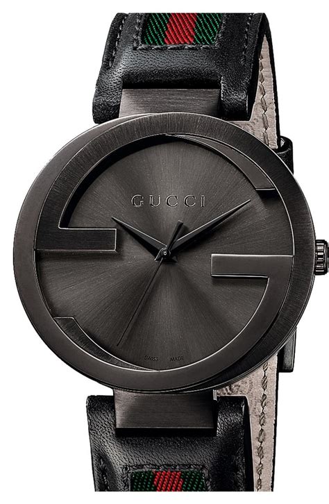 gucci interlocking g mens watch|Gucci g timeless watch.